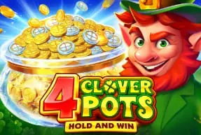4 Clover Pots Hold And Win — слот EZCASH